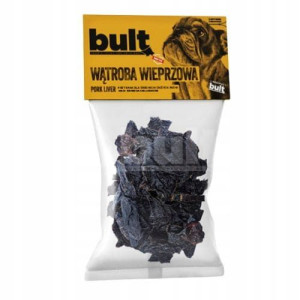 BULT Suszone Przysmaki psa Wątroba Wieprzowa 100g