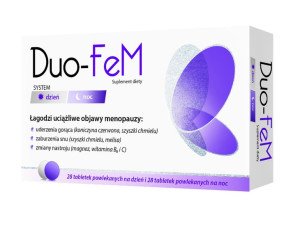 DUO-FeM dzień noc na menopauzę  28 tabl.+ 28 tabl