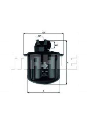 KNECHT KL 108 Filtr paliwa