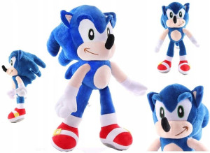 Sonic Maskotka Pluszak Pluszaki Przyssawka 30cm