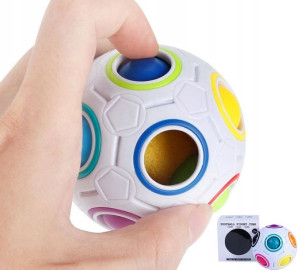 Magiczna Kostka Kula Antystresowa Fidget Toy Ce