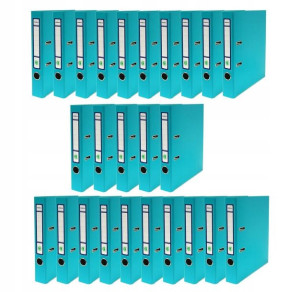 Segregator dźwigniowy A4 EKOBOX 50mm TURKUS 25szt.