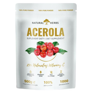 Natural Herbs - Acerola - Naturalna Witamina C - 500g