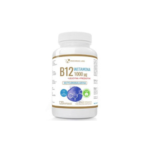 Witamina B12 1000mcg ŻSPM + Prebiotyk x 120kaps