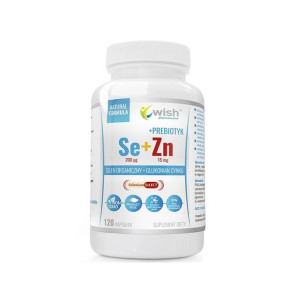 Selen Organiczny + Cynk + prebiotyk x 120 kaps