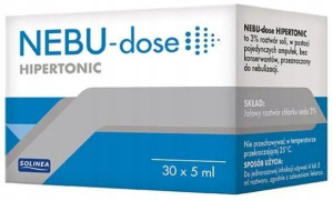 NEBU-DOSE HIPERTONIC 3% sól fizjologiczna x30amp