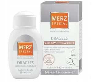Merz Spezial Dragees biotyna drażetki 60 tabl