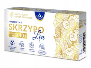 Oleofarm Skrzypolen 40+ 60kaps LEN KOLAGEN BIOTYNA
