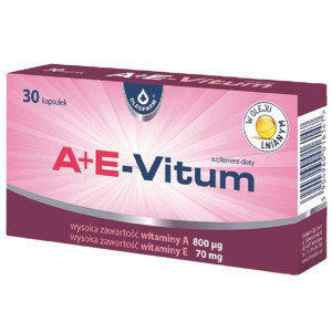 A+E-Vitum 30 kaps. witamina A+E, zdrowa skóra