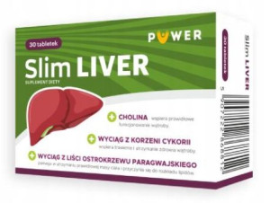 Slim Liver x 30tabl. WĄTROBA, PRAWIDŁ. MASA CIAŁA