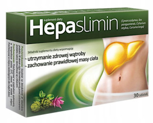 Hepaslimin 30 tab. WSPARCIE WĄTROBY