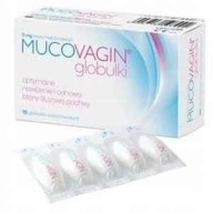 Mucovagin globulki dopochwowe 10 szt. hialuronowy