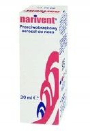 Przeciwobrzękowy spray do nosa NARIVENT 20 ML