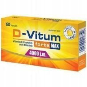 D-Vitum Forte 4000 j.m. 60 kapsułek