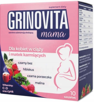 Grinovita mama 10 saszetek ciąża karmienie infekcj
