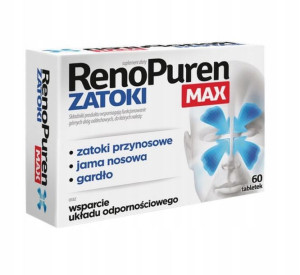 Tabletki Renopuren NA Zatoki Max 60 tab ODPORNOŚĆ