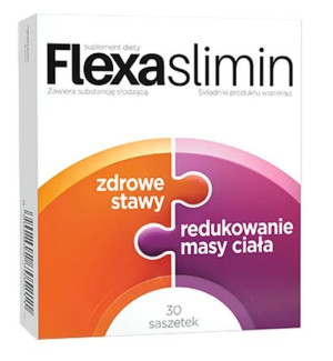 Flexaslimin witaminy na stawy+ochudzanie 30xsasz