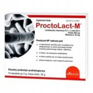 ProctoLact-M 10 saszetek Probiotyk HEMOROIDY