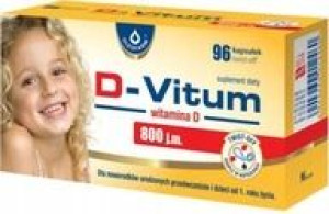 D-vitum 800 j.m. witamina D dla niemowląt 90 kaps