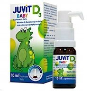 Juvit D3 Baby Witamina D3 Niemowlęta 10ml z pompką