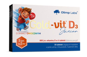 GOLD-VIT D3 JUNIOR 800j.m. vit. D3 x 30 tabl.