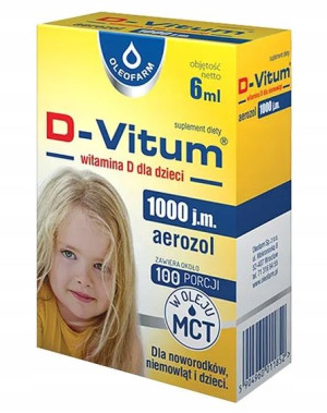 Witamina D Dla Dzieci Aerozol D-vitum 1000 6 Ml