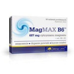 OLIMP MAGMAX B6, 50 tab. 687 mg cytrynianu magnezu
