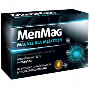 MĘSKI MAGNEZ DLA MĘŻCZYZN Menmag Testosteron 30tab
