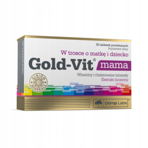 Gold-Vit mama * 30tabl. /WIT. I MINERAŁY+ ŻURAWINA