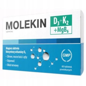 Molekin D3+K2+MgB6 * 60 tab.