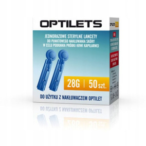 Optilets Lancety Sterylne 50 sztuk