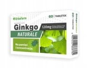 Ginkgo Naturale 60 tabl. pamięć i koncentracja