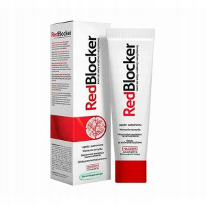 Redblocker krem na dzień, naczynka/pigment zielony