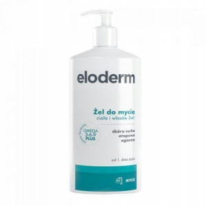 Eloderm 2w1- Żel do mycia ciała i włosów 400 ml