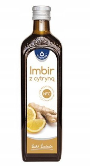 Wyciskany Sok Z Cytryny Cytryn Z Imbiru Imbirowy