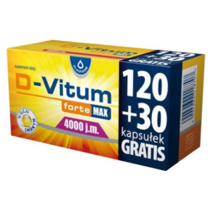 D-Vitum Forte Max 4000 j.m. Witamina D3 x 150 kaps