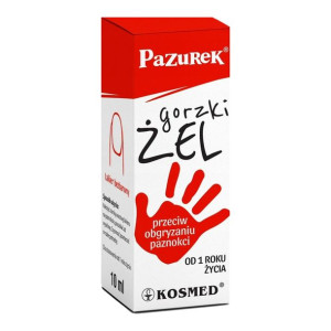 Pazurek Gorzki Żel 10ml PRZECIW OBGRYZANIU PAZNOKCI