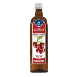 Żurawina 100% Sok Z Owoców 490ml