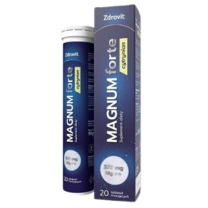 Magnum forte Cytrynian tabletki musujące