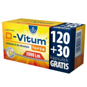 D-Vitum Forte 2000 j.m. x 120+30 kaps