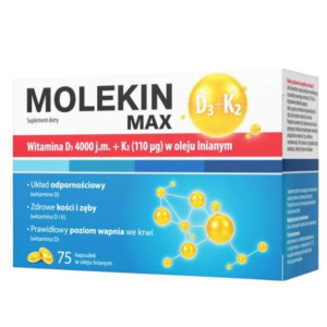 Molekin MAX D3 4000j.m. + K2 75kaps