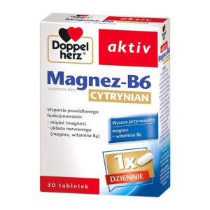 DoppelHerz Aktiv Magnez-B6 30 tabletek
