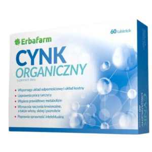 Cynk Organiczny 60 tabletek