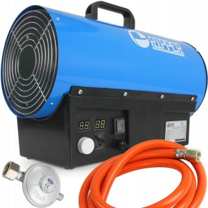NAGRZEWNICA PIEC Z termostatem GAZOWA 20kW ZESTAW