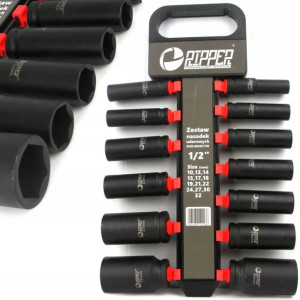 Zestaw Nasadek Udarowych 1/2" 10-32mm 78mm