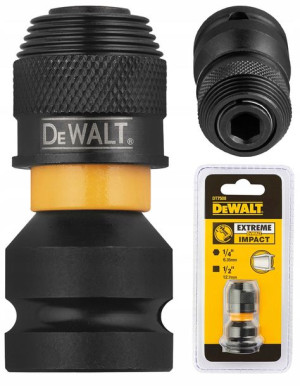Adapter Redukcja Klucza Udarowego Z 1/2 1/4 Dewalt