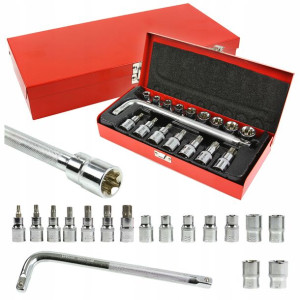 Klucze Nasadowe Torx Bity Etorx T30 - T70 E10- E24