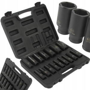 Nasadki Udarowe 1/2 Zestaw Nasadek 16 Pcs Bjc