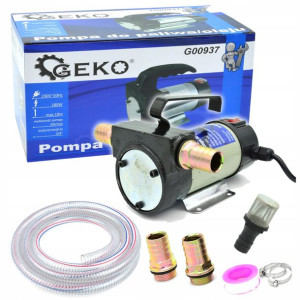 Pompa 230v Do Spuszczania Paliwa Ropy + Wąż 5m
