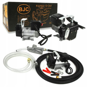 Pompa Bjc Paliwa Oleju Cpn 12v/24v +wąż 4m 70l/min
